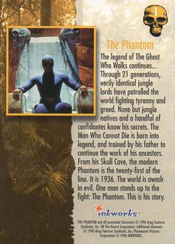 1996 Inkworks The Phantom (Movie) #1 The Phantom Back