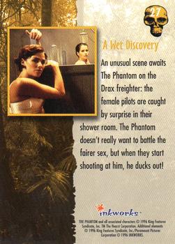 1996 Inkworks The Phantom (Movie) #27 A Wet Discovery Back