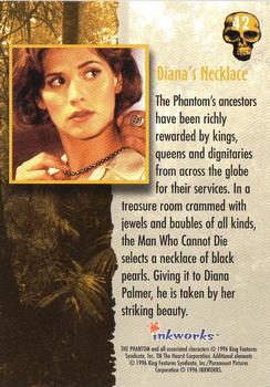 1996 Inkworks The Phantom (Movie) #42 Diana's Necklace Back