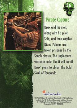 1996 Inkworks The Phantom (Movie) #56 Pirate Capture Back