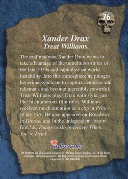 1996 Inkworks The Phantom (Movie) #76 Xander Drax - Treat Williams Back