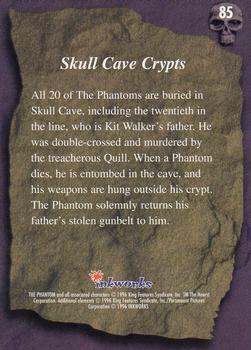 1996 Inkworks The Phantom (Movie) #85 Skull Cave Crypts Back