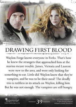 2008 Inkworks Twilight #39 Drawing First Blood Back