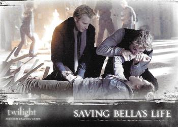 2008 Inkworks Twilight #68 Saving Bella's Life Front