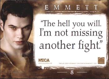 2009 NECA Twilight New Moon #8 Emmett Back