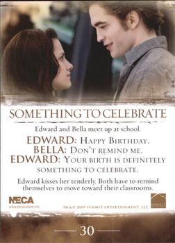 2009 NECA Twilight New Moon #30 Something to Celebrate Back