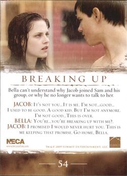 2009 NECA Twilight New Moon #54 Breaking Up Back