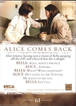 2009 NECA Twilight New Moon #61 Alice Comes Back Back