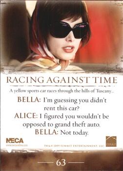 2009 NECA Twilight New Moon #63 Racing against Time Back
