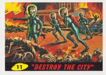 2012 Topps Mars Attacks Heritage #11 Destroy the City Front