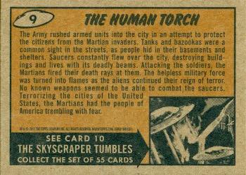 2012 Topps Mars Attacks Heritage #9 The Human Torch Back