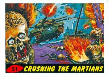 2012 Topps Mars Attacks Heritage #51 Crushing the Martians Front
