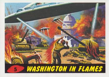 2012 Topps Mars Attacks Heritage #5 Washington in Flames Front