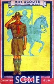 1933 Goudey Boy Scouts (R26) #1 A Scout is Courteous Front