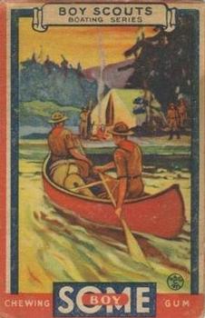 1933 Goudey Boy Scouts (R26) #6 Cruising in a Canoe Front