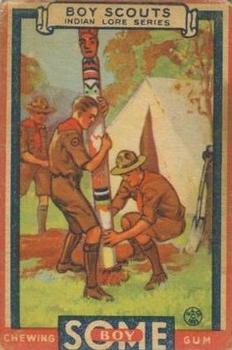 1933 Goudey Boy Scouts (R26) #10 A Totem Pole for your Camp Front