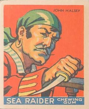 1933 World Wide Gum Sea Raiders (Canadian Version / English) (V359-1) #25 John Halsey Front