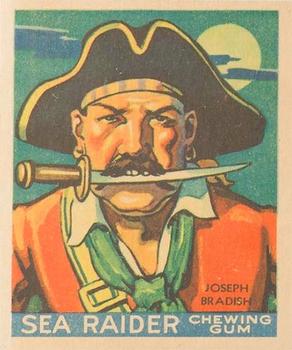 1933 World Wide Gum Sea Raiders (Canadian Version / English) (V359-1) #37 Joseph Bradish Front