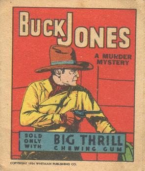 1934 Goudey Big Thrill Booklets (R24) #2 A Murder Mystery (Buck Jones) Front