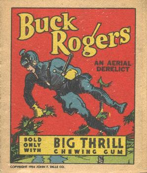 1934 Goudey Big Thrill Booklets (R24) #3 An Aerial Derelict (Buck Rogers) Front