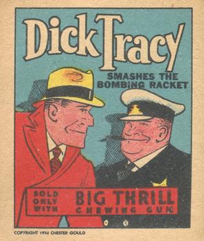 1934 Goudey Big Thrill Booklets (R24) #6 Smashes the Bombing Racket (Dick Tracy) Front