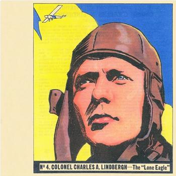 1936 Goudey History of Aviation (R65) #4 Colonel Charles A. Lindbergh Front