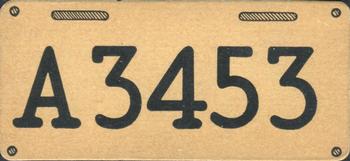 1937 Goudey Auto License Plates (R19-2) #NNO Sweden Front