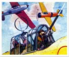 1938 Goudey Action Gum (R1) #13 Pursuit Planes Dogfight Front