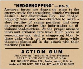 1938 Goudey Action Gum (R1) #80 