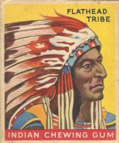 1947 Goudey Indian Gum (R773) #9 Chief of the Flathead Tribe Front