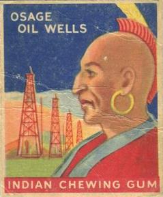 1947 Goudey Indian Gum (R773) #81 Osage Oil Wells Front