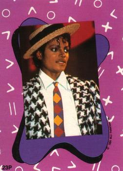 1984 O-Pee-Chee Michael Jackson - Puzzle Cards #23P Michael Jackson Front