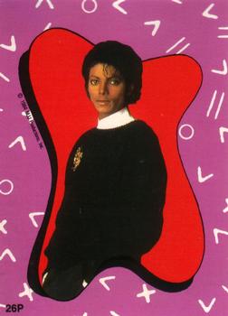 1984 O-Pee-Chee Michael Jackson - Puzzle Cards #26P Michael Jackson Front