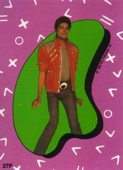 1984 O-Pee-Chee Michael Jackson - Puzzle Cards #27P Michael Jackson Front
