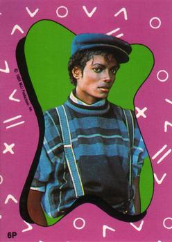 1984 O-Pee-Chee Michael Jackson - Puzzle Cards #6P Michael Jackson Front