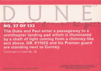 1984 Fleer Dune #37 Duke Leto And Paul Arriving For Tour Back