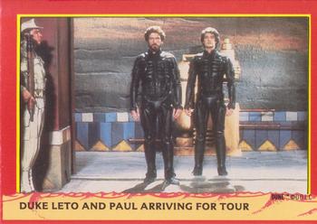 1984 Fleer Dune #37 Duke Leto And Paul Arriving For Tour Front