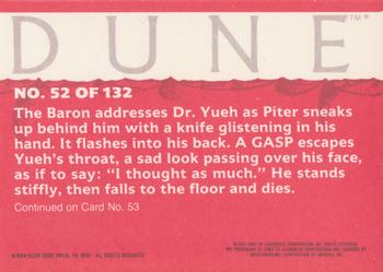 1984 Fleer Dune #52 Piter Repays Dr. Yueh For His Services Back