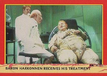 1984 Fleer Dune #22 Baron Harkonnen Receives His Treatment Front