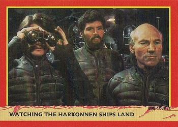 1984 Fleer Dune #93 Watching The Harkonnen Ships Land Front