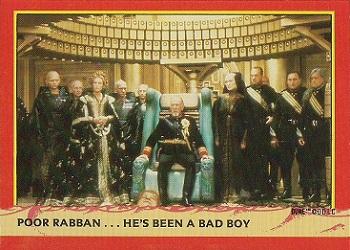 1984 Fleer Dune #97 Poor Rabban ... He's Been A Bad Boy Front