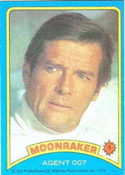 1979 Topps Moonraker #1 James Bond Front