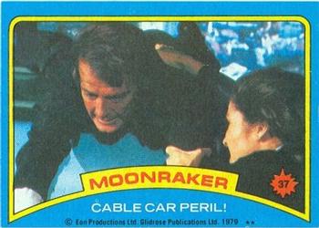 1979 Topps Moonraker #37 Cable car peril! Front