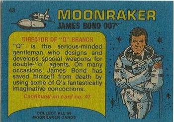 1979 Topps Moonraker #43 Director of 