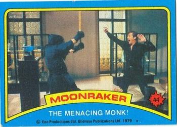 1979 Topps Moonraker #44 The Menacing Monk! Front