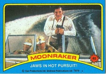 1979 Topps Moonraker #45 Jaws in hot pursuit! Front