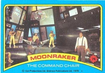 1979 Topps Moonraker #76 The Command Chair Front