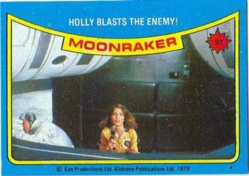 1979 Topps Moonraker #91 Holly blasts the enemy! Front
