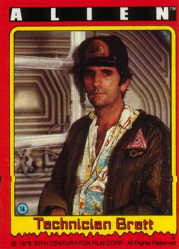1979 Topps Alien #14 Technician Brett Front