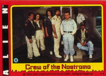 1979 Topps Alien #16 Crew of the Nostromo Front